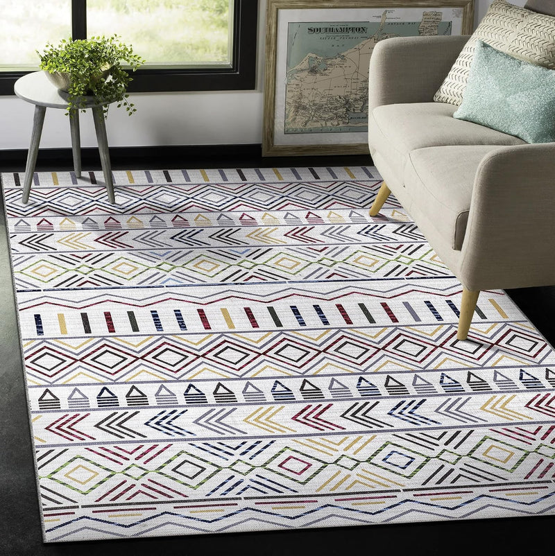 Rugs Living Room Washable Rug Area Non-Slip Carpet