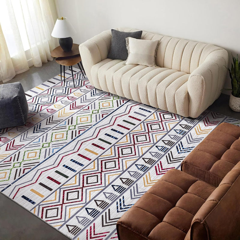Rugs Living Room Washable Rug Area Non-Slip Carpet