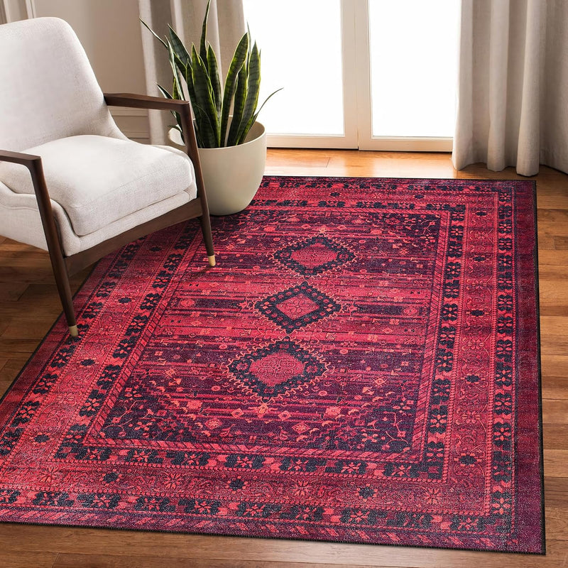 Rugs Living Room Washable Rug Area Non-Slip Carpet