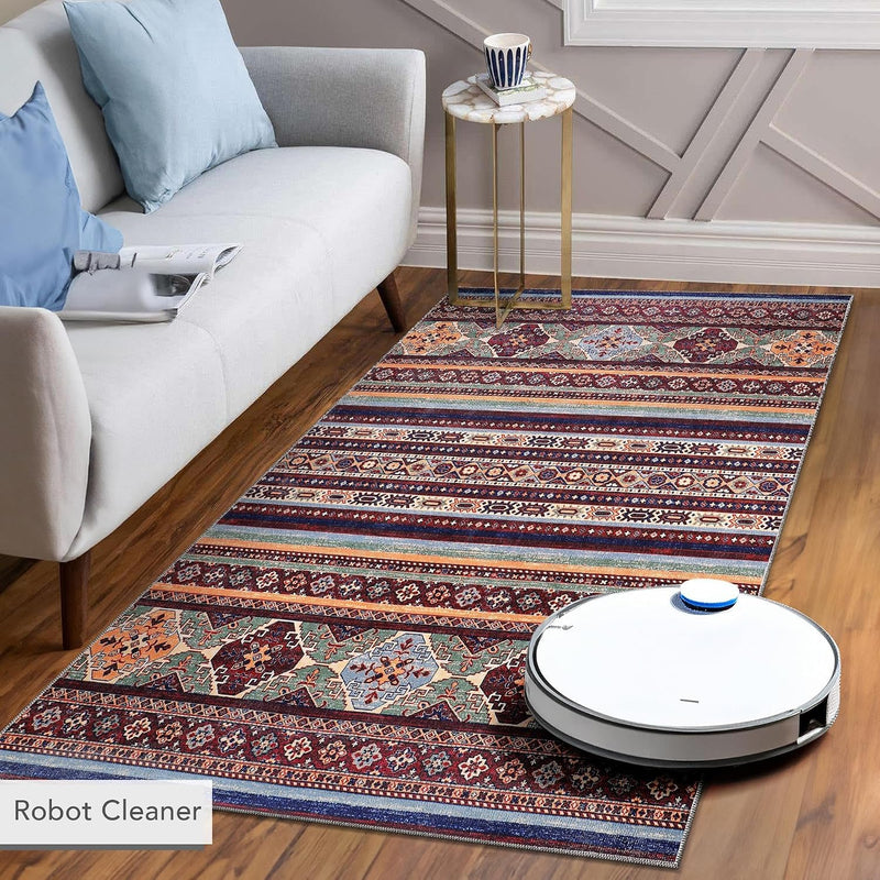 Rugs for Living Room Washable Rug Area Non-Slip Carpet