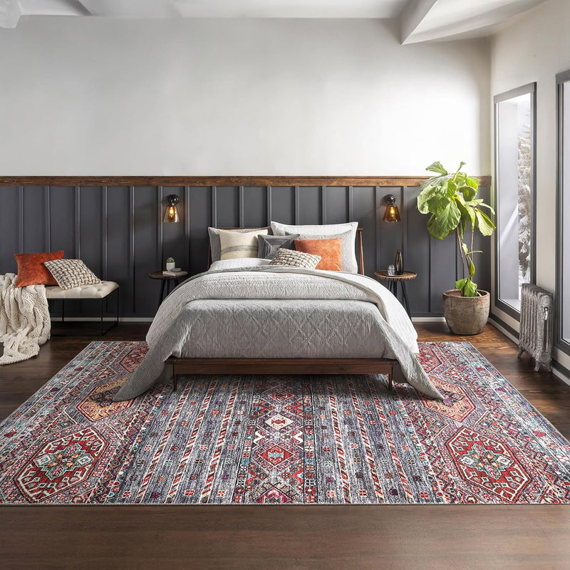 Rugs Living Room Washable Rug Area Non-Slip Carpet
