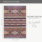 Rugs Living Room Washable Rug Area Non-Slip Carpet