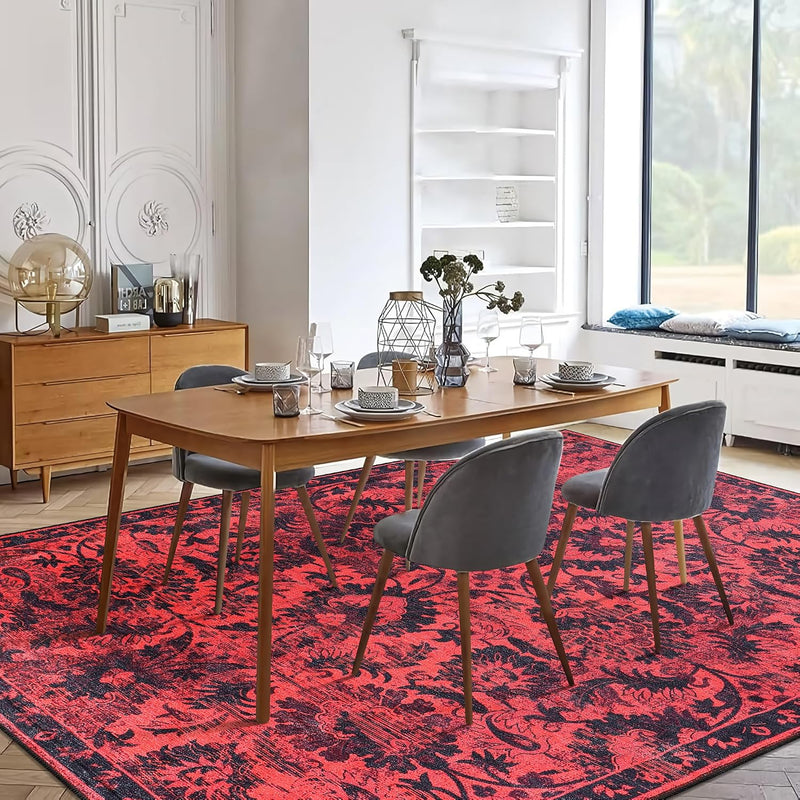 Rugs Living Room Washable Rug Area Non-Slip Carpet
