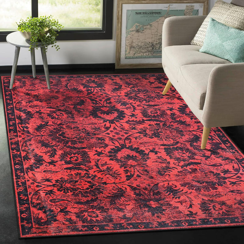 Rugs Living Room Washable Rug Area Non-Slip Carpet