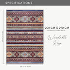 Rugs Living Room Washable Rug Area Non-Slip Carpet