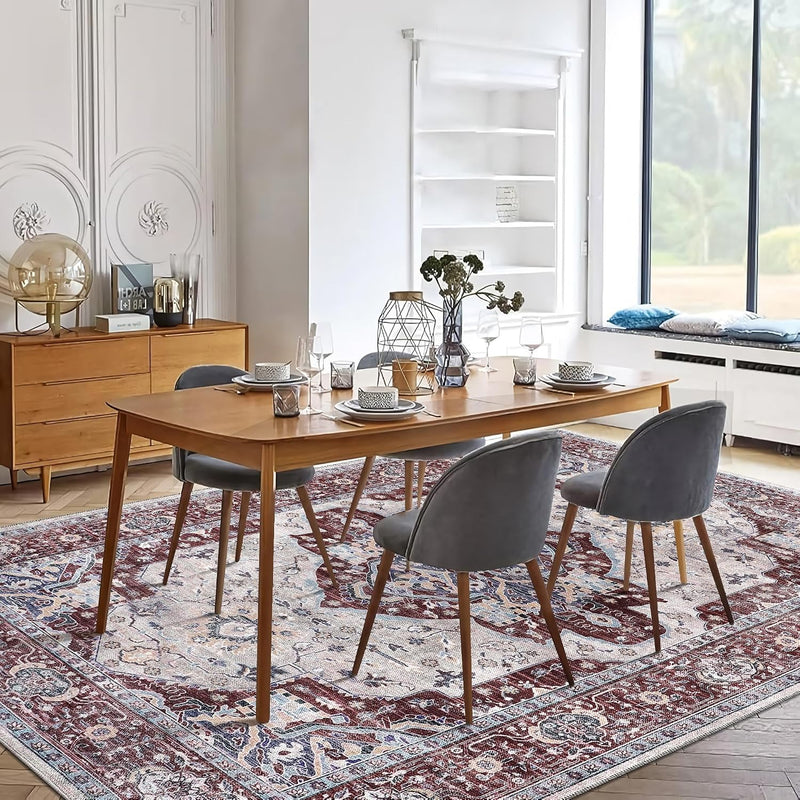 Rugs Living Room Washable Rug Area Non-Slip Carpet