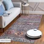 Rugs for Living Room Washable Rug Area Non-Slip Carpet