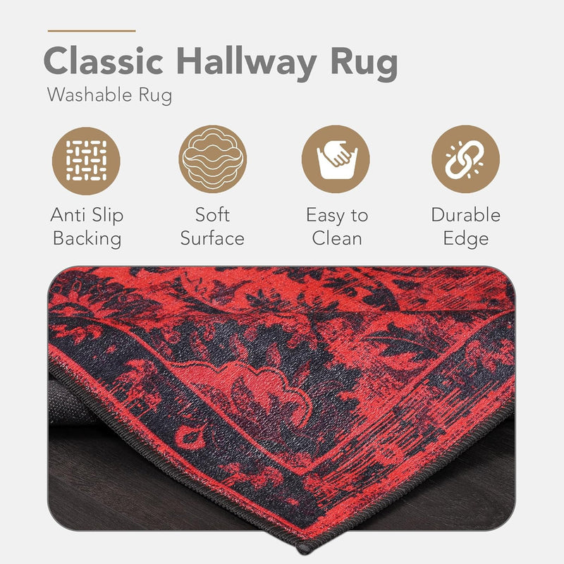 Rugs Living Room Washable Rug Area Non-Slip Carpet