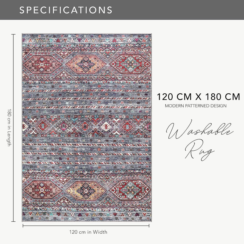 Rugs Living Room Washable Rug Area Non-Slip Carpet