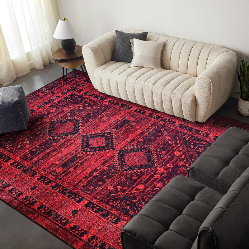 Rugs Living Room Washable Rug Area Non-Slip Carpet