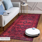 Rugs for Living Room Washable Rug Area Non-Slip Carpet