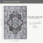 Rugs Living Room Washable Rug Area Non-Slip Carpet