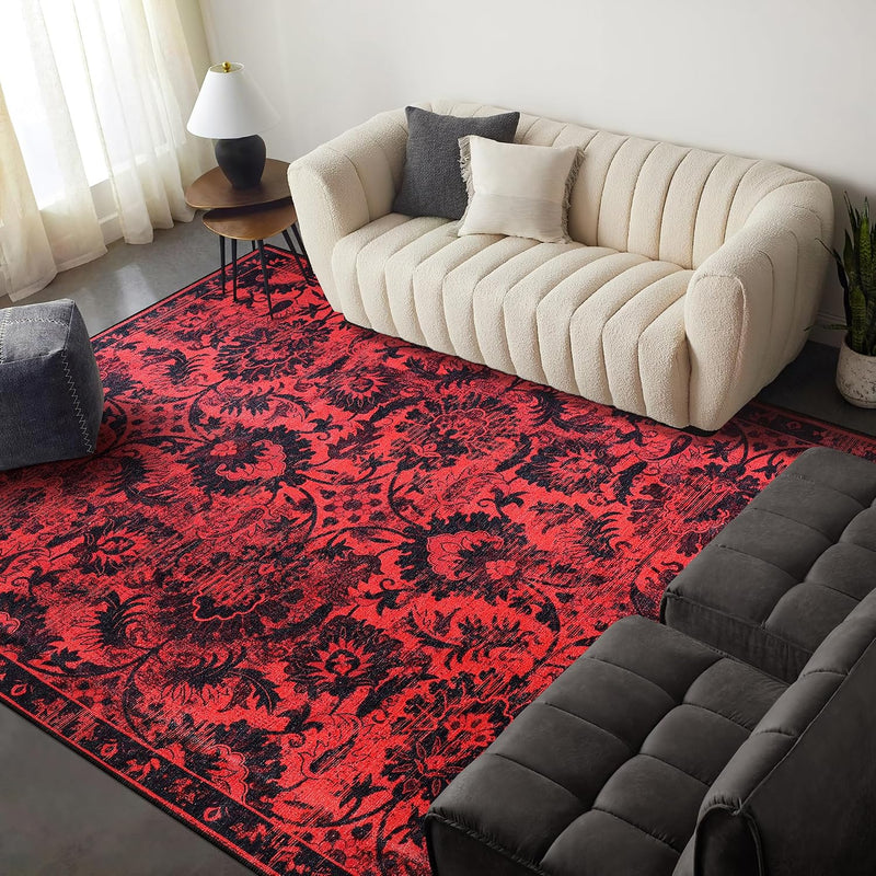 Rugs Living Room Washable Rug Area Non-Slip Carpet