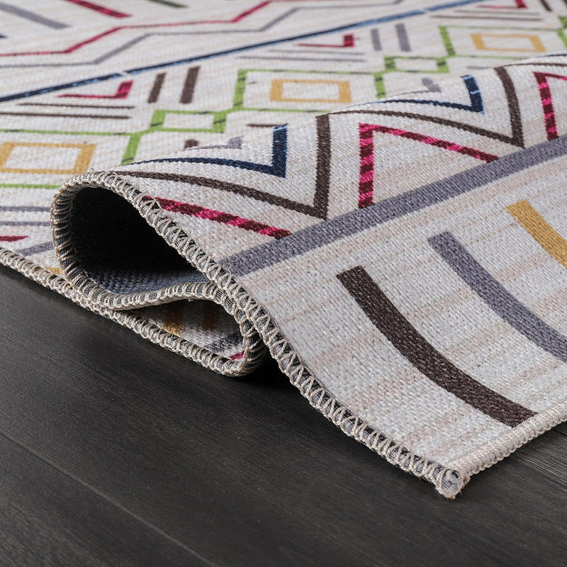 Rugs for Living Room Washable Rug Area Non-Slip Carpet
