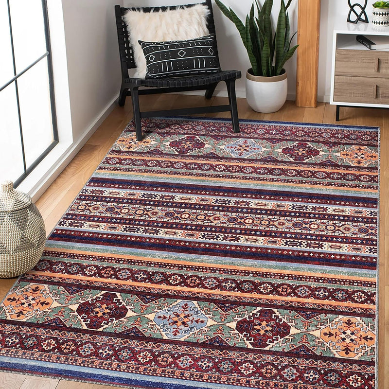 Rugs Living Room Washable Rug Area Non-Slip Carpet