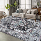 Rugs Living Room Washable Rug Area Non-Slip Carpet