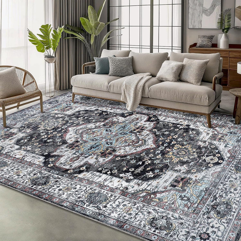 Rugs Living Room Washable Rug Area Non-Slip Carpet