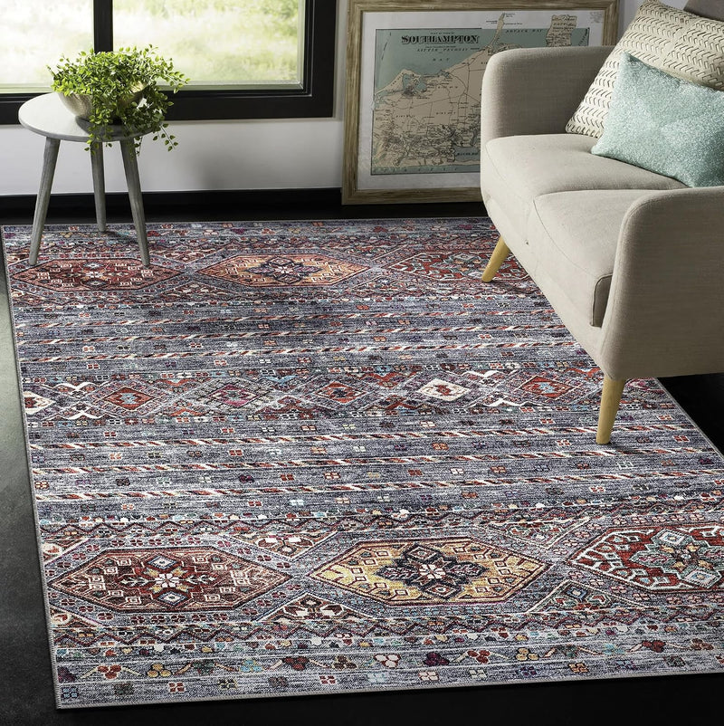 Rugs Living Room Washable Rug Area Non-Slip Carpet