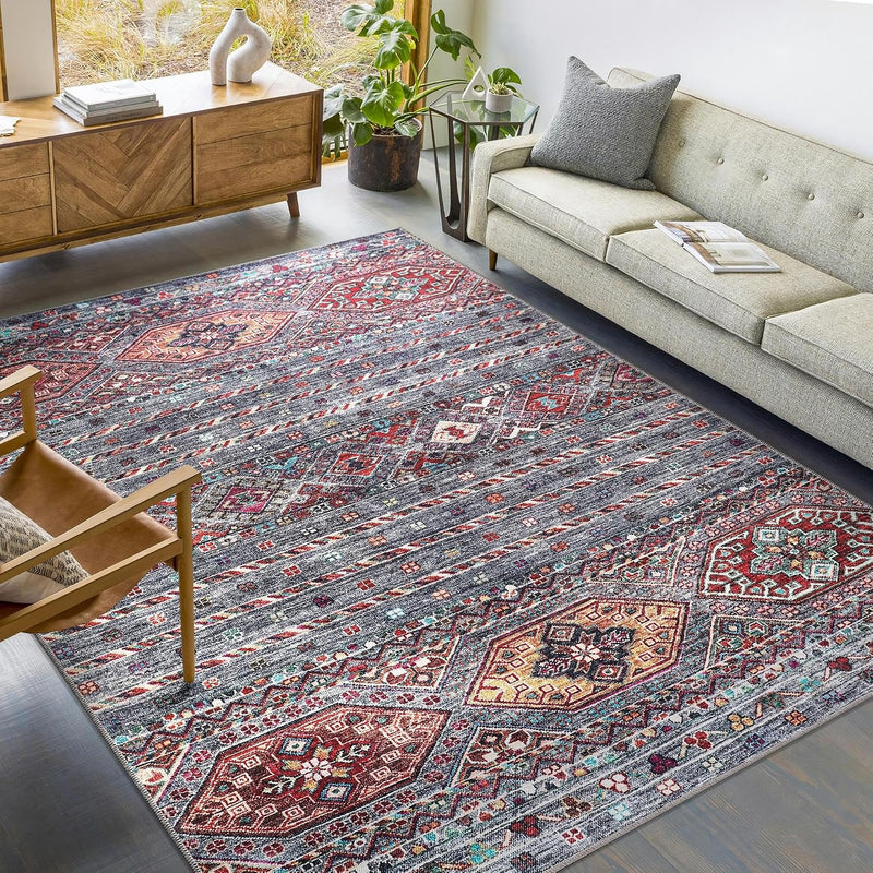 Rugs Living Room Washable Rug Area Non-Slip Carpet