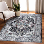 Rugs for Living Room Washable Rug Area Non-Slip Carpet