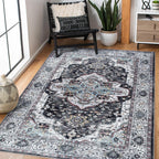 Rugs for Living Room Washable Rug Area Non-Slip Carpet
