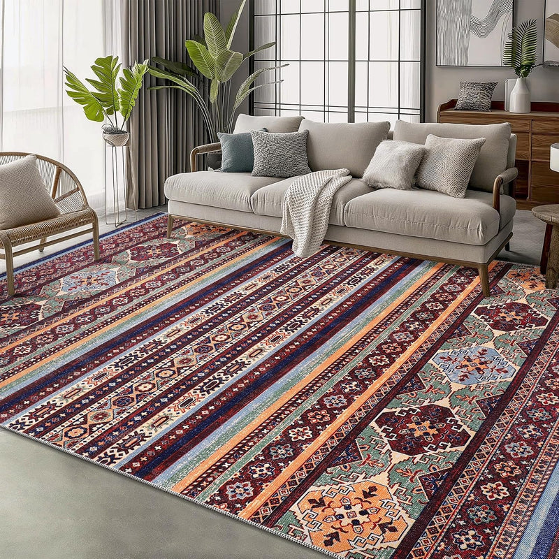 Rugs Living Room Washable Rug Area Non-Slip Carpet