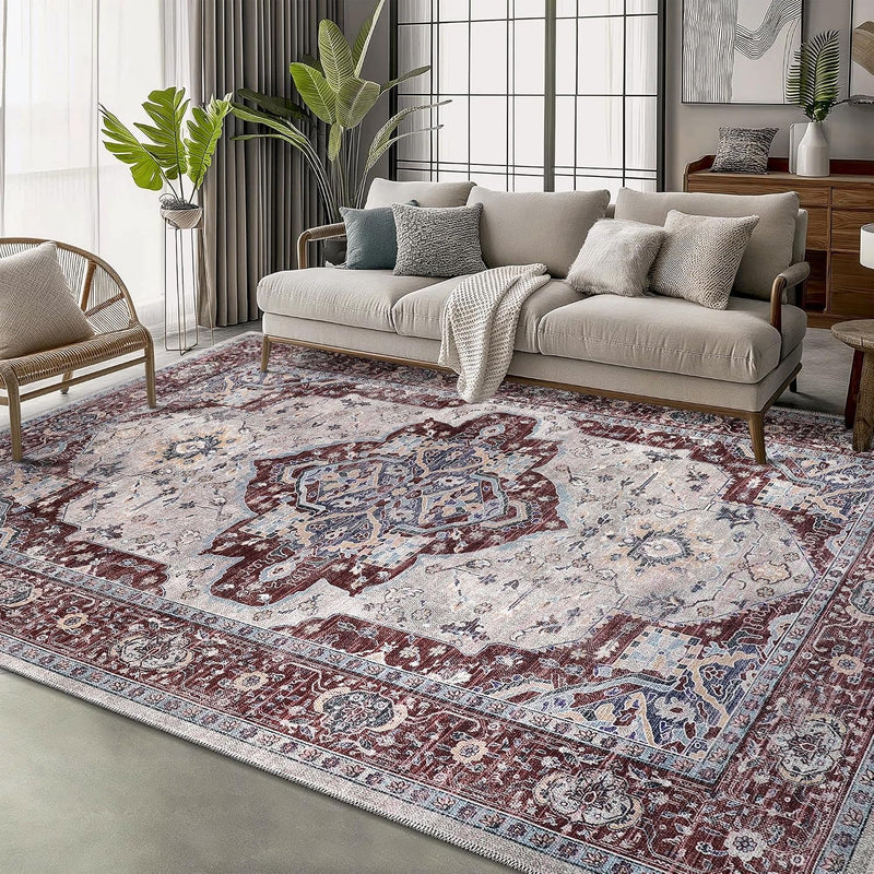 Rugs Living Room Washable Rug Area Non-Slip Carpet
