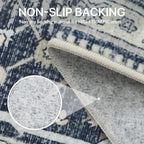 Rugs Living Room Washable Short Pile Sage