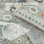 Rugs Living Room Washable Short Pilenon Slip
