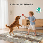 Rugs Living Room Washable Short Pilenon Slip