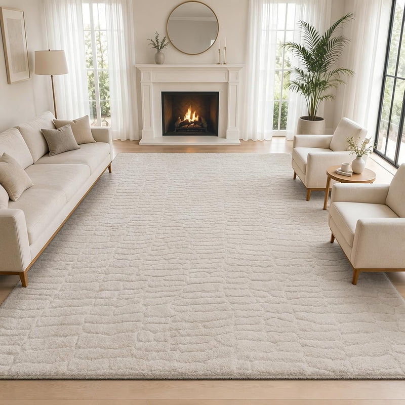 Rugs Living Room Washable Soft Fluffy Area