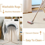 Rugs Living Room Washable Soft Fluffy Area