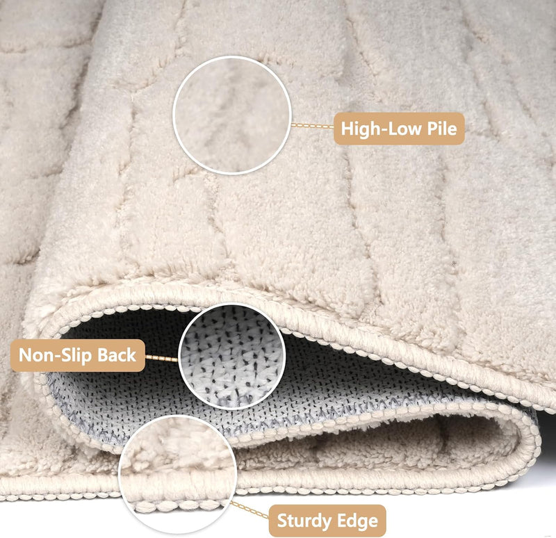 Rugs Living Room Washable Soft Fluffy Area