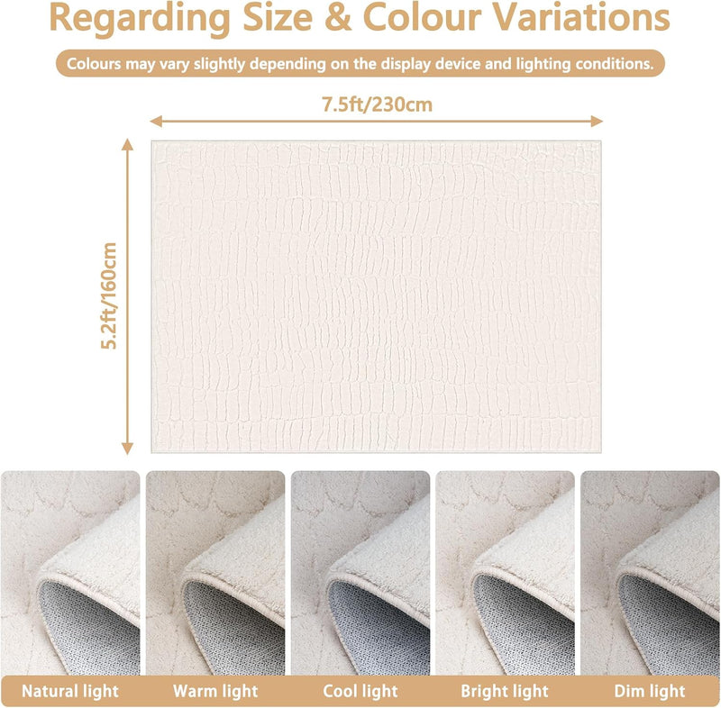 Rugs Living Room Washable Soft Fluffy Area