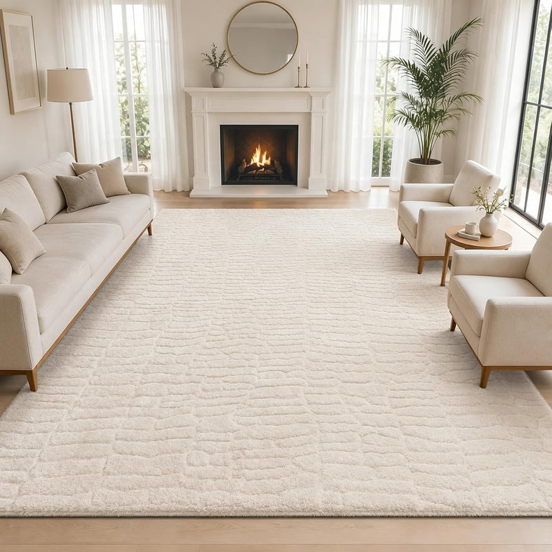 Rugs Living Room Washable Soft Fluffy Area