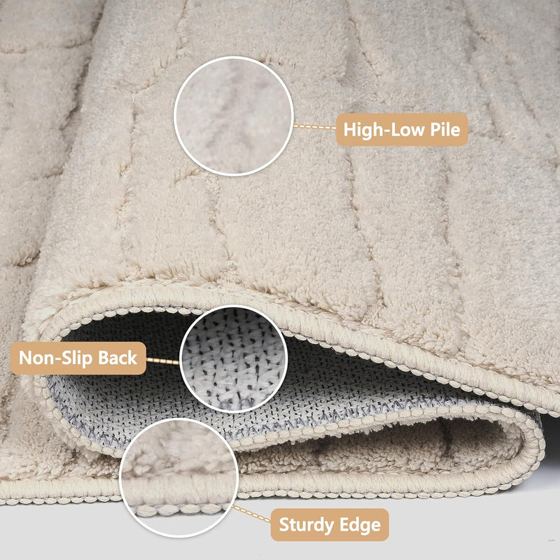 Rugs Living Room Washable Soft Fluffy Area