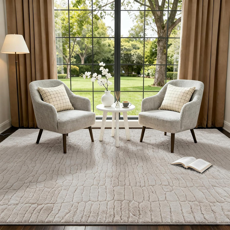 Rugs Living Room Washable Soft Fluffy Area