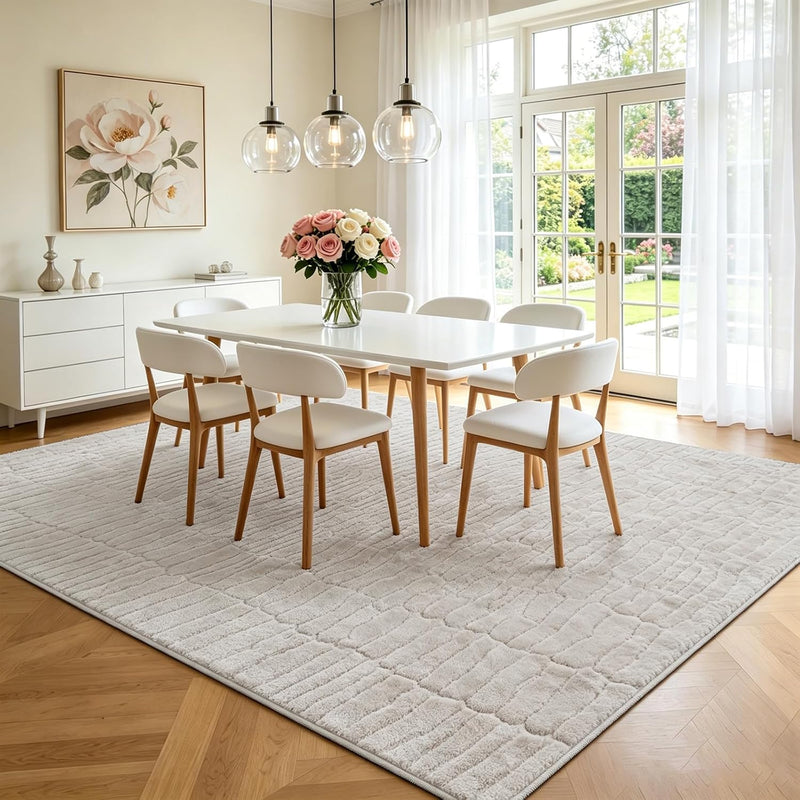 Rugs Living Room Washable Soft Fluffy Area