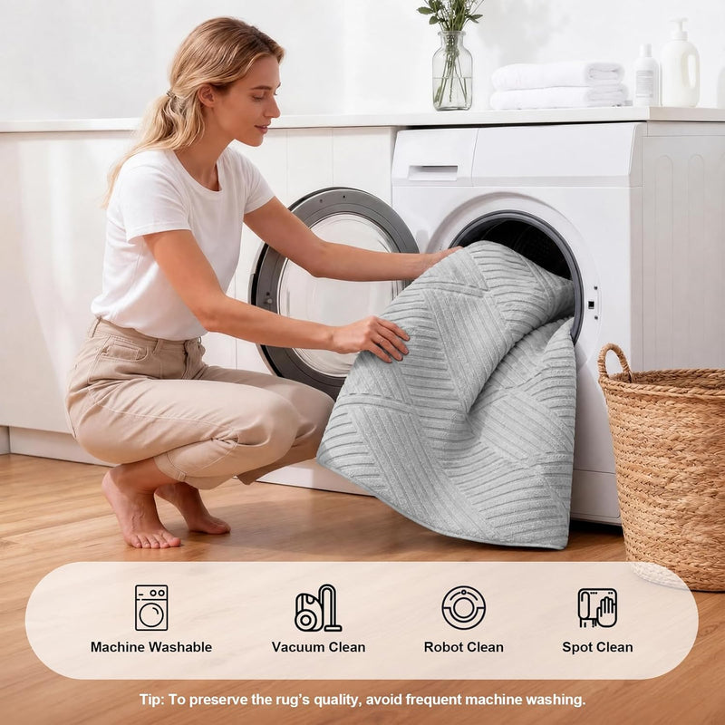 Rugs Living Room Washable Soft Touch