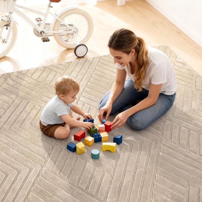 Rugs Living Room Washable Soft Touch