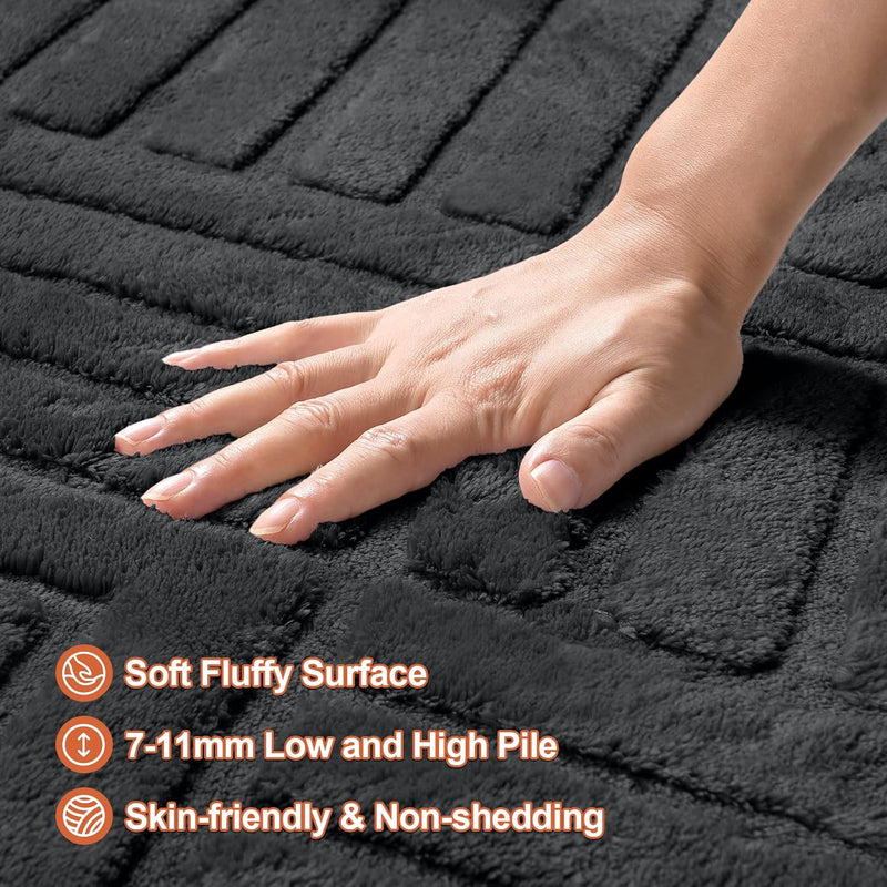Rugs Living Room Washable Soft Touch