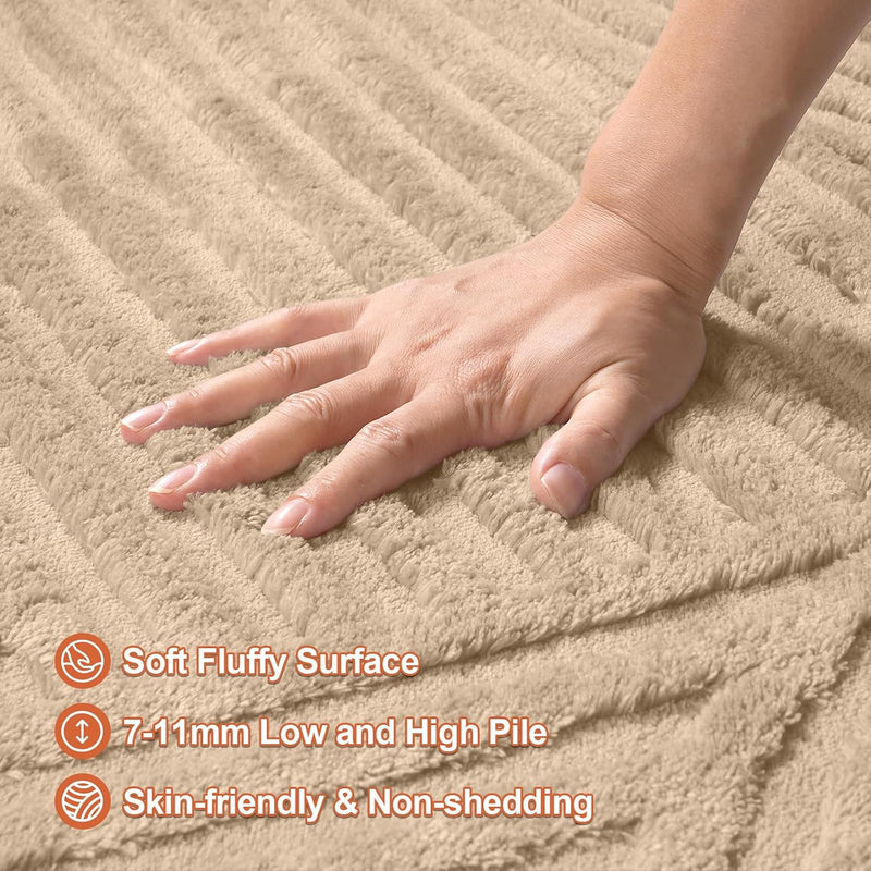 Rugs Living Room Washable Soft Touch