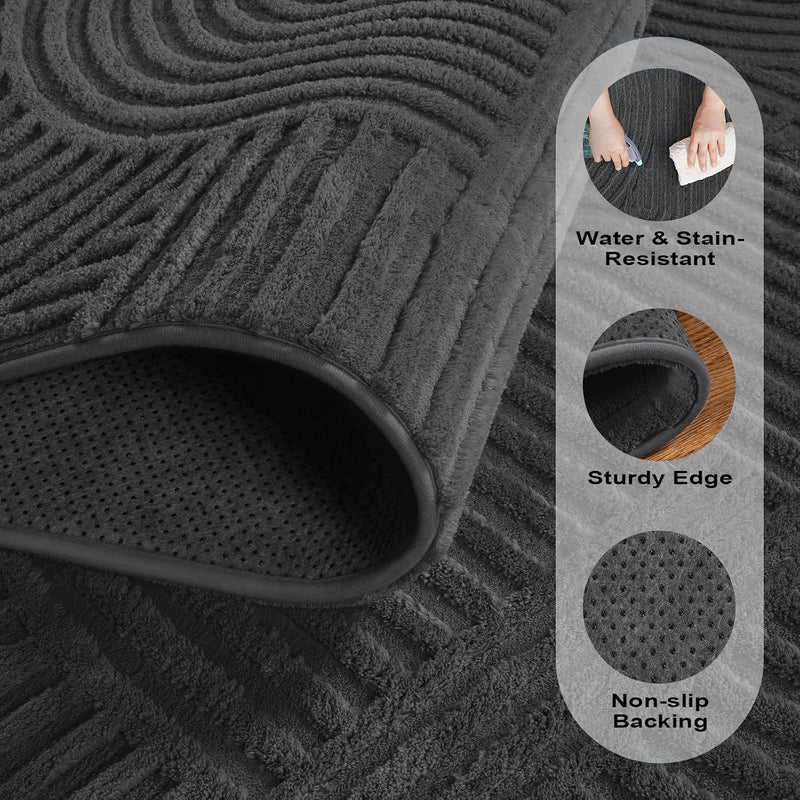 Rugs Living Room Washable Soft Touch