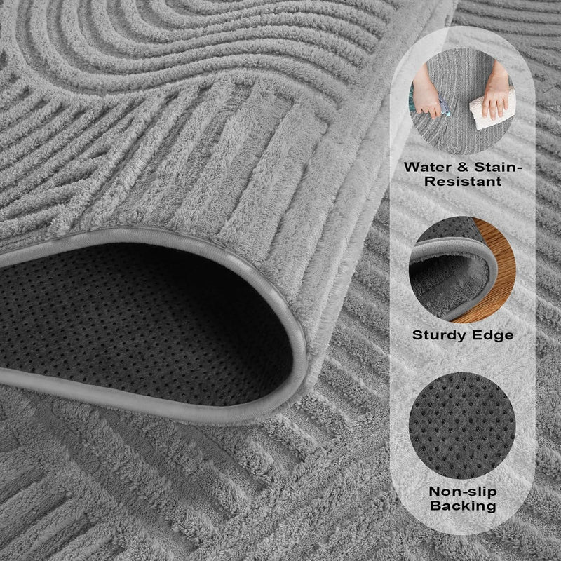 Rugs Living Room Washable Soft Touch