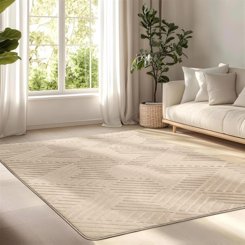 Large Modern Rug for Living Room Machine
