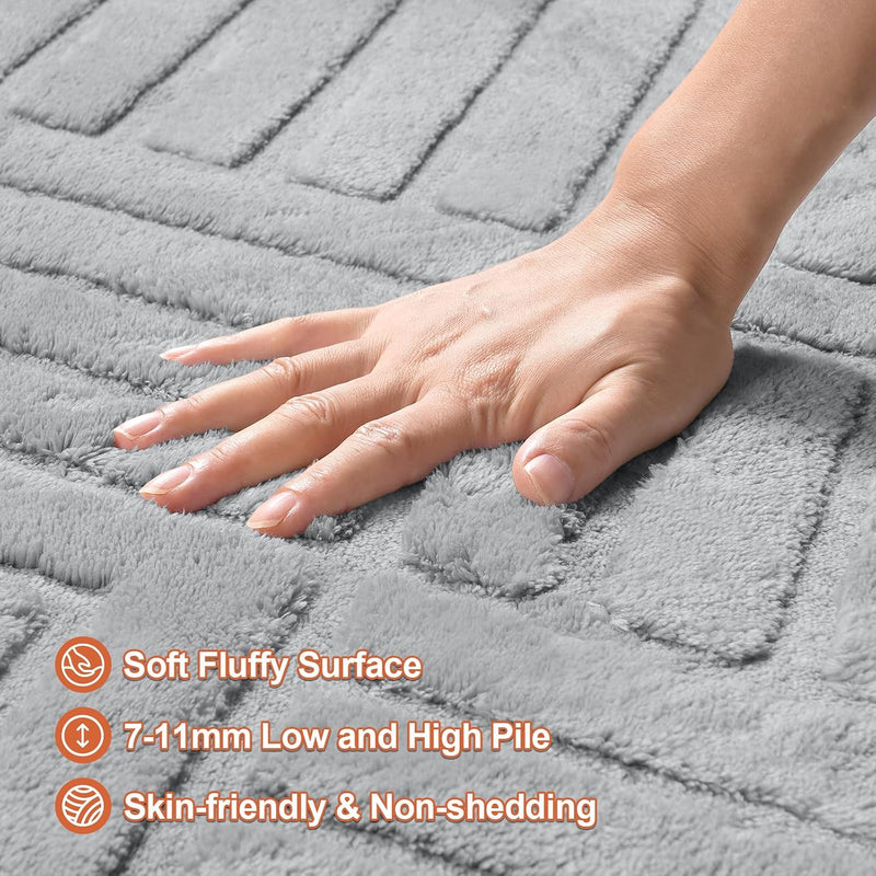 Rugs Living Room Washable Soft Touch