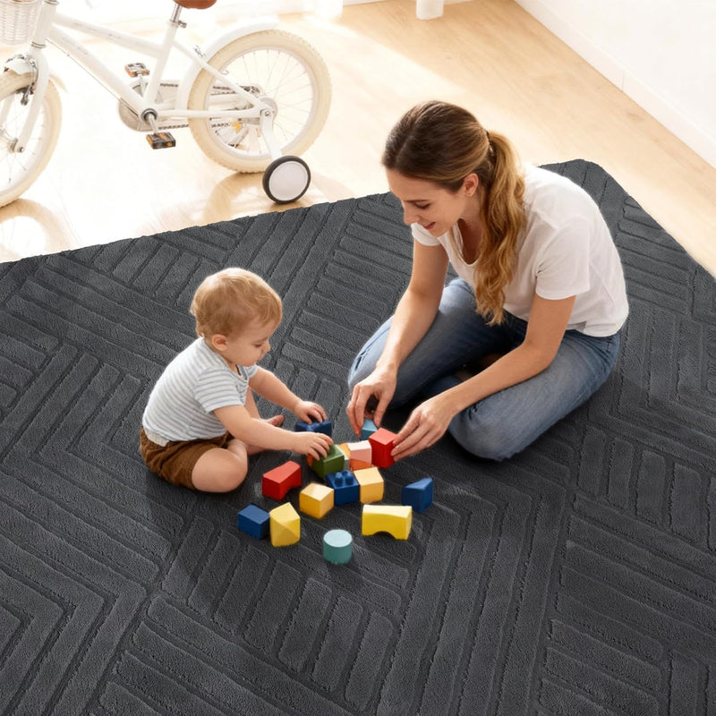 Rugs Living Room Washable Soft Touch