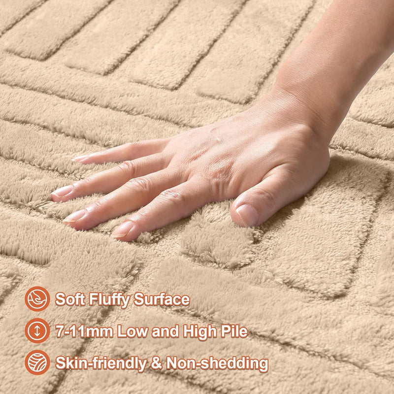Rugs Living Room Washable Soft Touch