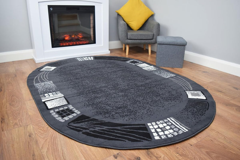 Luna Collection Living Room Rug and Hallway Runner