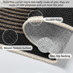Runner Rug for Entryway Non-Slip Hallway Carpet